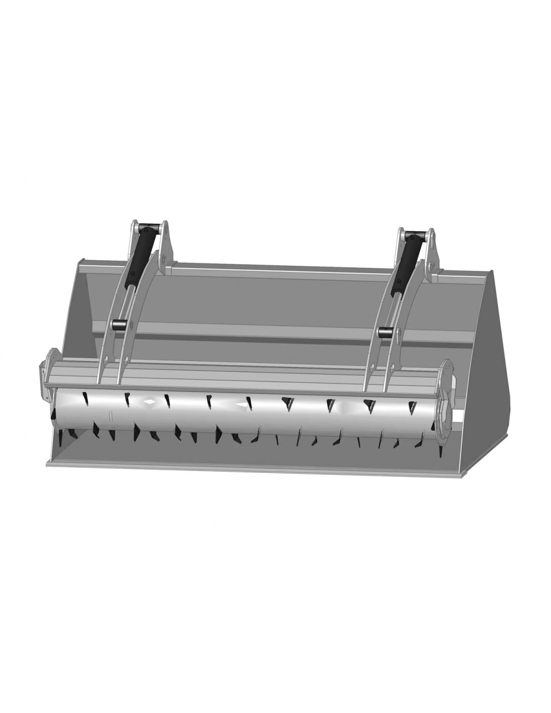 Einfütterungsschaufel mit Fräswalze Frontlader / Hoflader / Teleskoplader / Radlader Einfütterungsschaufel mit Fräswalze Frontlader / Hoflader / Teleskoplader / Radlader