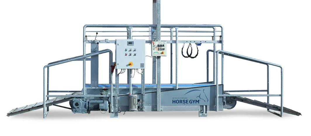 Bestellen Sie jetzt unser Schrittlaufband Stride Basic S1 für Ihre Pferde! Pferde Schrittlaufband mit robuster Konstruktion