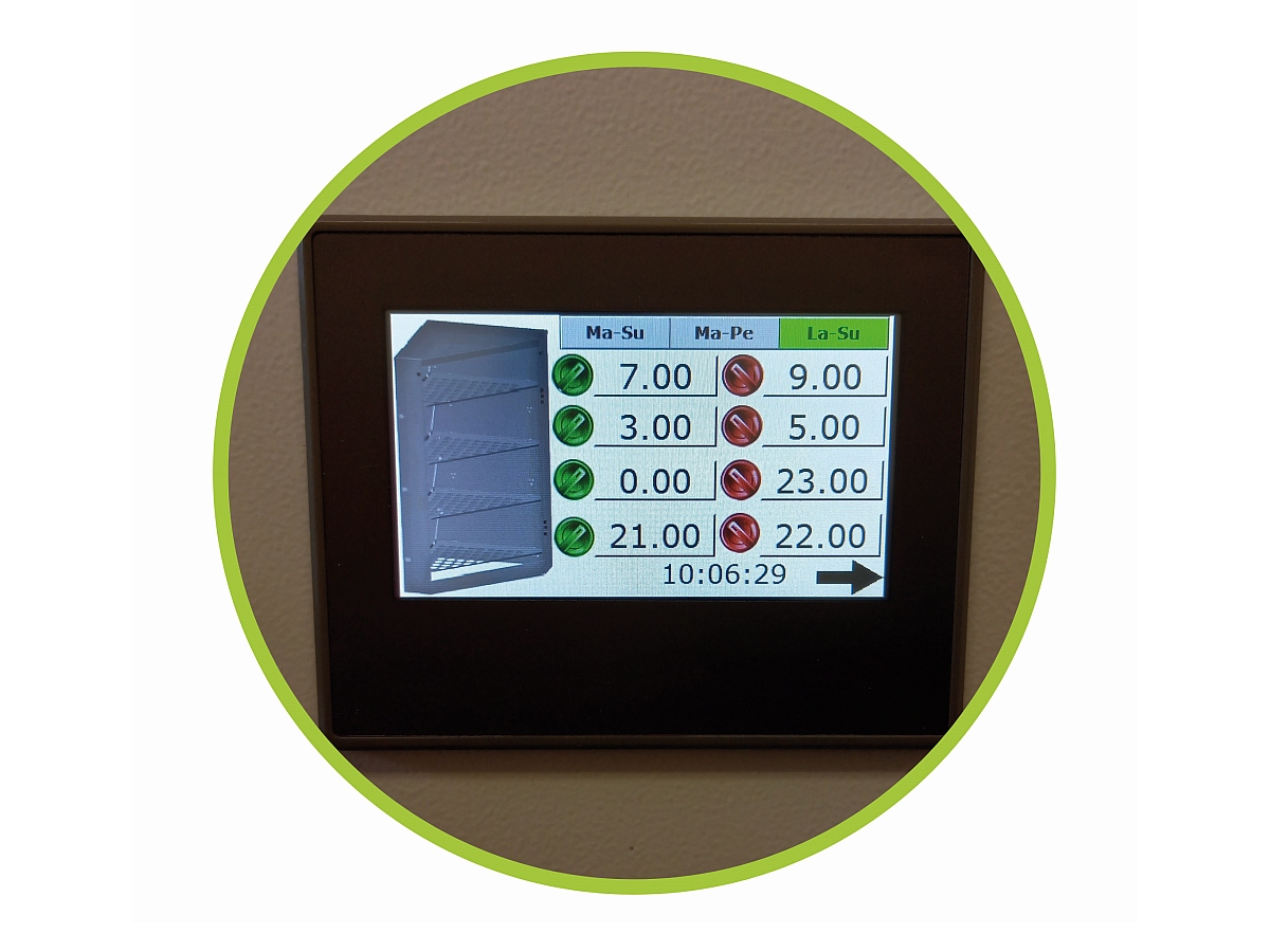 Steuerung Growi Raufutter-Automat
Heinätin® Luxe bis 25 Raufen