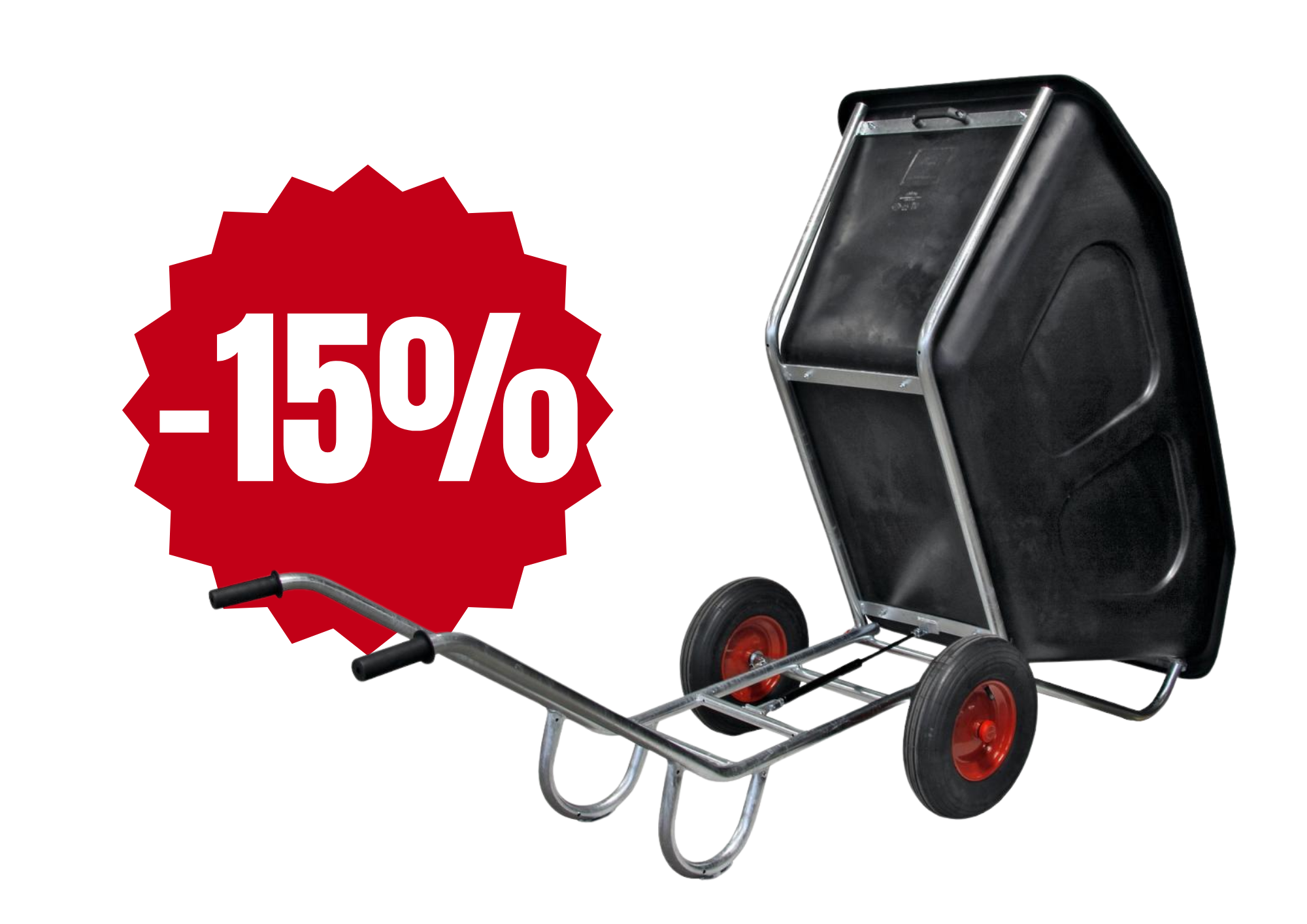 Compactkarre - 500 l kippbar