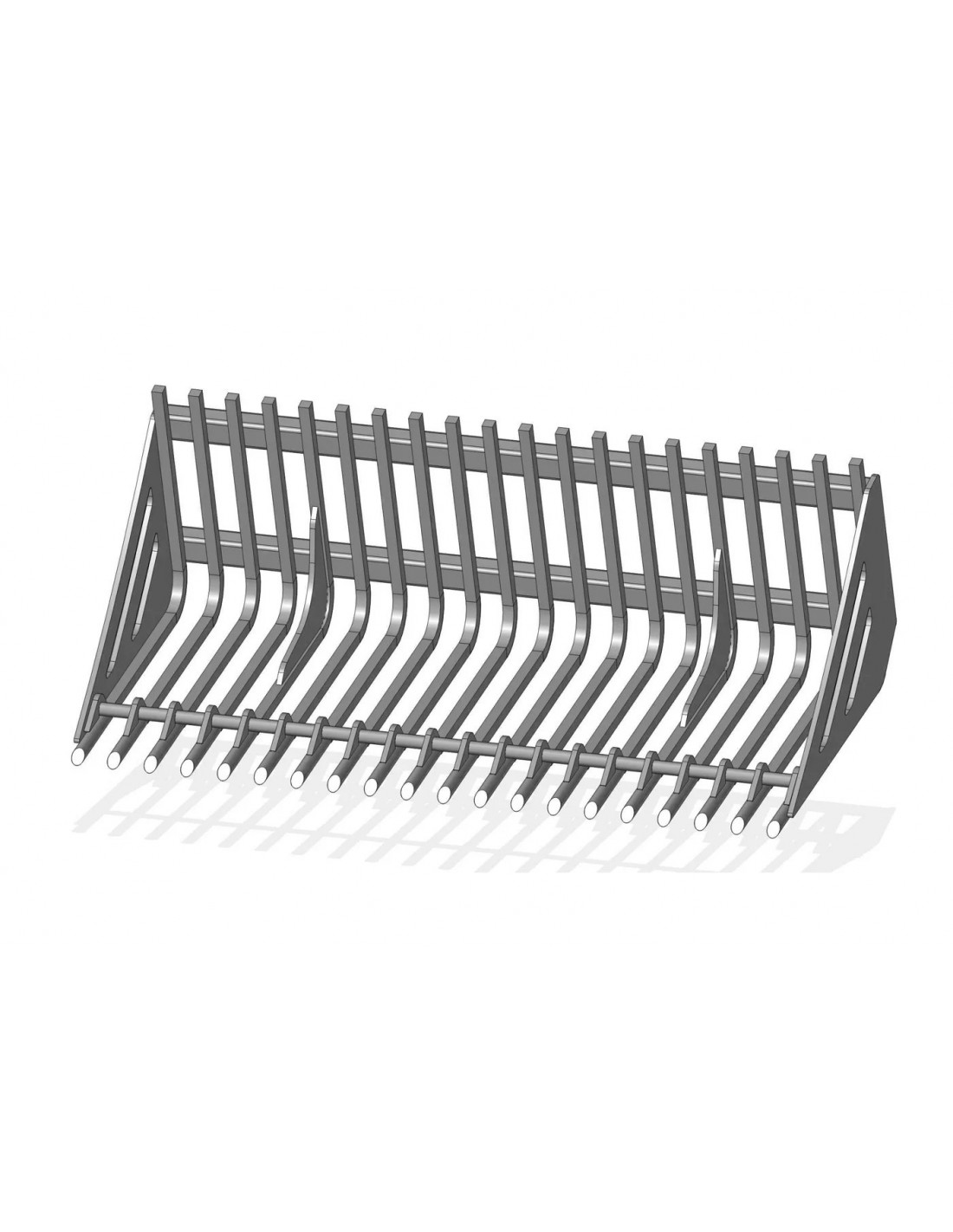 Siebschaufel Hoflader ( Herstellersp.-Aufnahme ) inkl. Schürfspitzen HB 500 Siebschaufel Hoflader ( Herstellersp.-Aufnahme ) inkl. Schürfspitzen HB 500