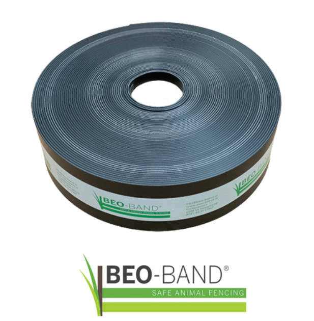 AKTION: BEO-BAND® Set 250 m – 10 cm Schwarz inkl. 100 Aluminiumclips